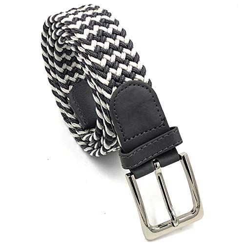 LisaModa Unisex Stretch Flechtgürtel in vielen Farben (Mehrfarbig 035, 85-115) von LisaModa