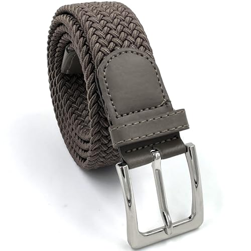 LisaModa Unisex Stretch Flechtgürtel in vielen Farben (Schlamm, 85-115) von LisaModa