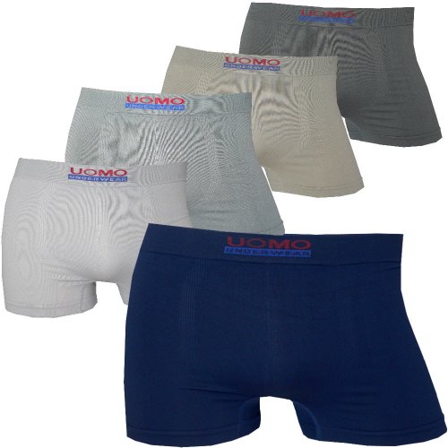 LisaModa Uomo Retroshorts 5er Pack Seamless dezente Farben Größe XL/XXL von LisaModa