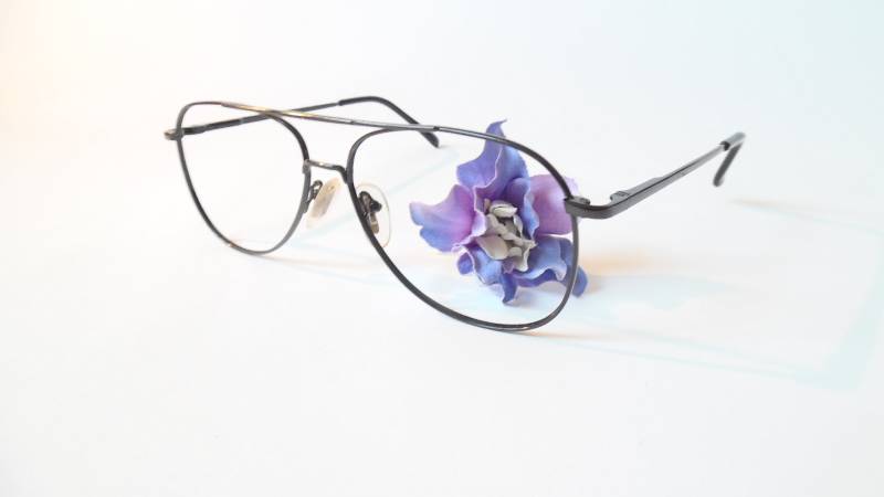 Vintage Ant.silver Brillen Designer Aviator Gebrauchtes Gestell von LisaVintageRare