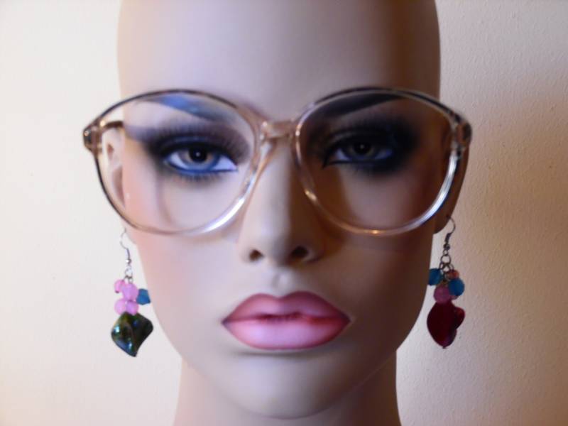 Vintage Lady Manhattan Brillen Designer Gebraucht Rahmen Made in British Hong Kong von LisaVintageRare