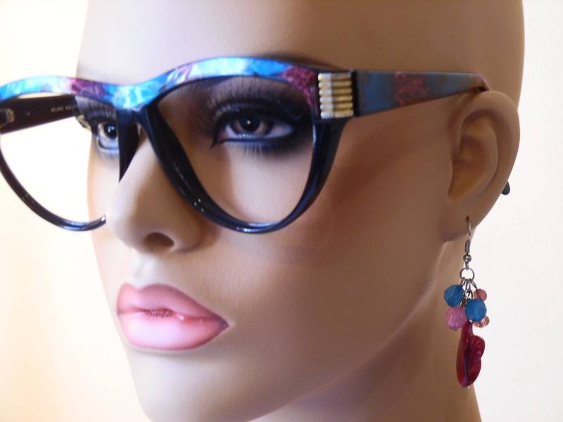 Vintage Womens Marchon Milano Aquared Brillen Designer Verwendet Rahmen Made in Frankreich von LisaVintageRare