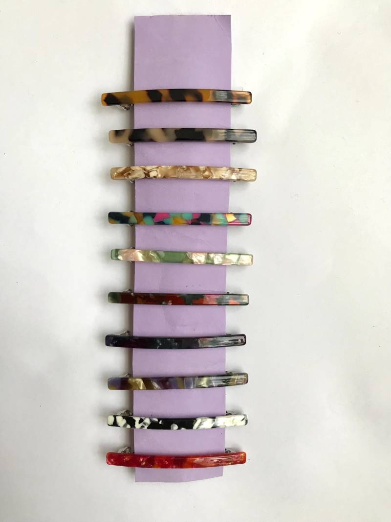 Ein Paar Schmale Haarspangen Aus Acetat Für Feines Haar in 10 Farben - Der Preis Gilt Ein von LisaandLavender