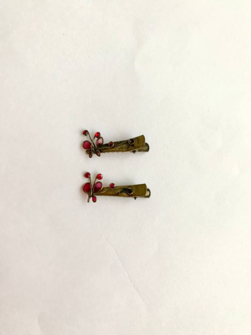 Ein Paar Von Glasmalerei-Effekt Kleine Clip von LisaandLavender