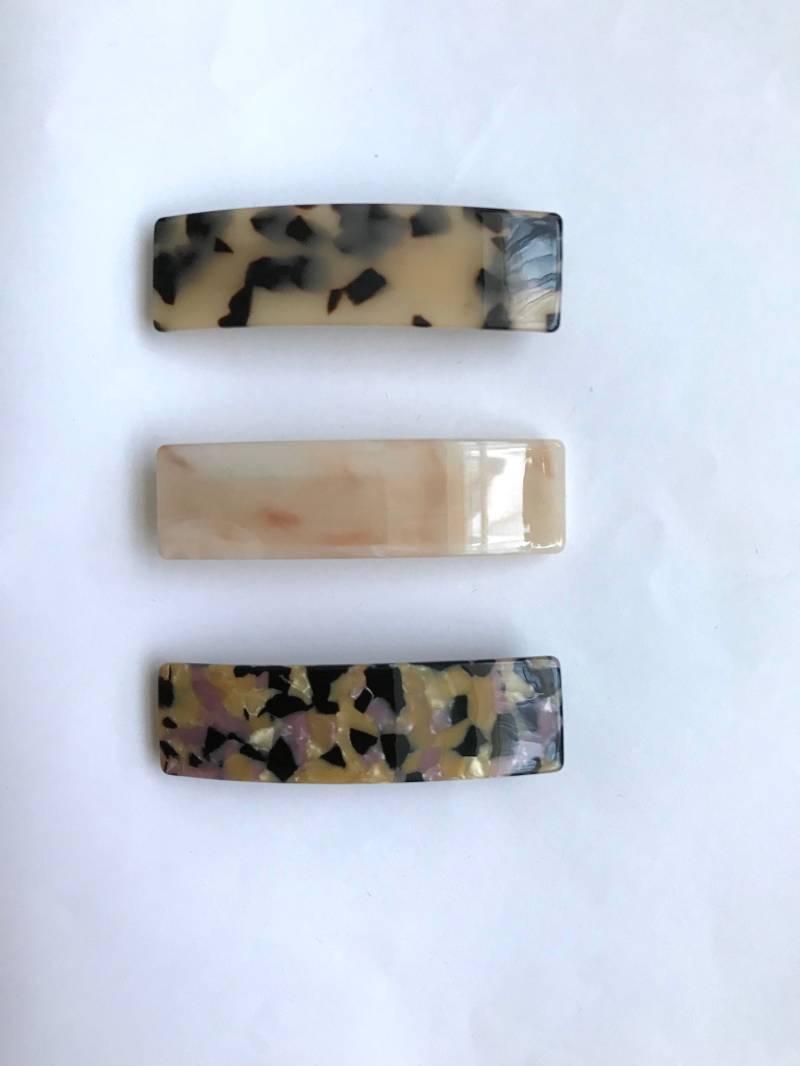 Mittelgroße Haarspange Aus Acetat in 3 Farben von LisaandLavender