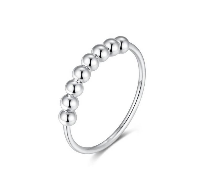 Lisandra Scott Silberring 925 Sterling Silber Spinning Angst Ring Kugeln zum Drehen, Beruhige deine Gedanken – mit Kugeln zur Stresslinderung & Achtsamkeit von Lisandra Scott