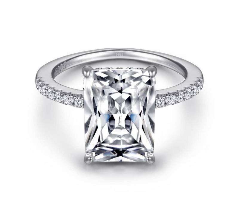 Lisandra Scott Silberring Luxuriöser Baguette 925 Sterling Silber Ring mit Steinen Profischliff, Luxus in Perfektion – Funkelnd. Edel & Unvergesslich von Lisandra Scott