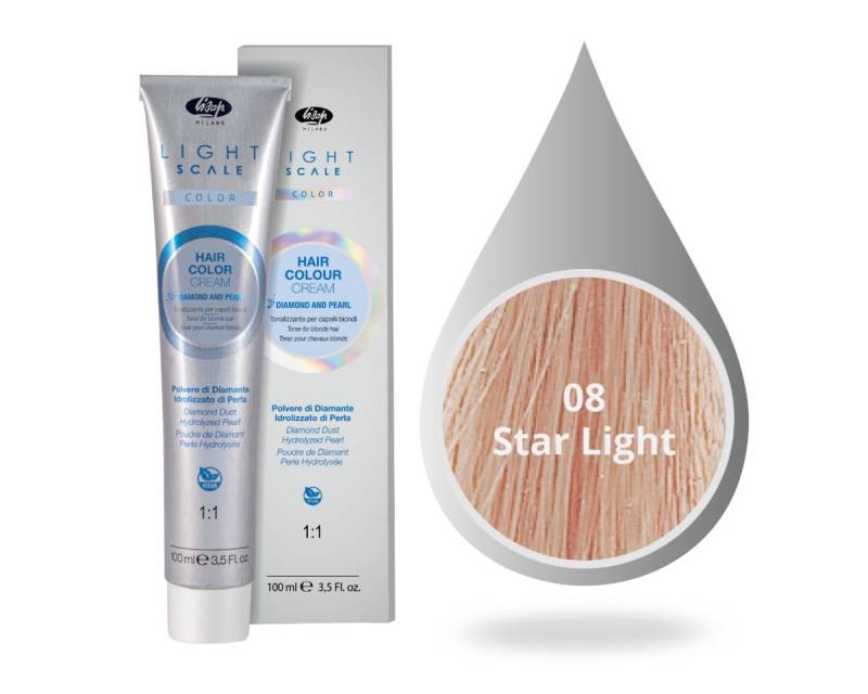 Lisap Sculture Haarfarbe Lisap Lisap Light Scale Color 100ml 08 Star Light von Lisap Sculture