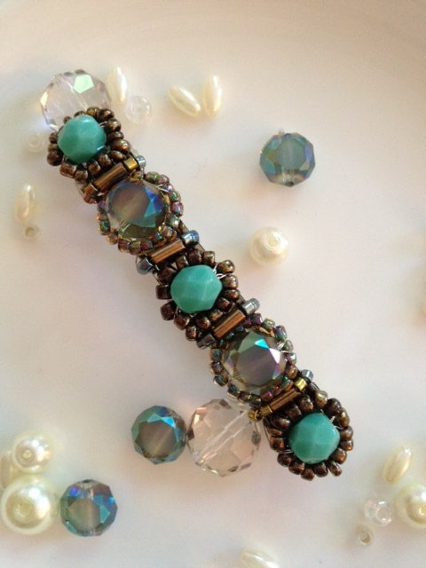 Türkis, Schieferblau, Bronze Und Braunes Kristall Perlen Haarreettes, Hochzeitsaccessoires, Haarclips, Brautjungfern Geschenke, Urlaubsgeschenke Türkis, Schieferblau, Bronze Und Braunes Kristall Perlen Haarreettes, Hochzeitsaccessoires, Haarclips, Brautjungfern Geschenke, Urlaubsgeschenke von LisasWishingWELL