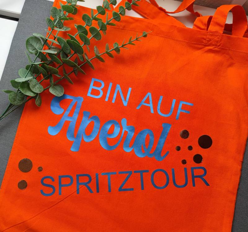 Beutel | Aperol-Spritztour Baumwollbeutel Einkaufstasche Geschenkidee Geschenk Mit Liebe Selbstgemacht Handmade Plotterliebe Beutel | Aperol-Spritztour Baumwollbeutel Einkaufstasche Geschenkidee Geschenk Mit Liebe Selbstgemacht Handmade Plotterliebe von Lisavonlumali