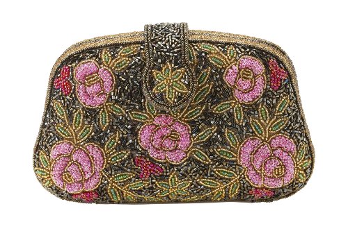 Lisbeth Dahl Clutch Perl olive von Lisbeth Dahl