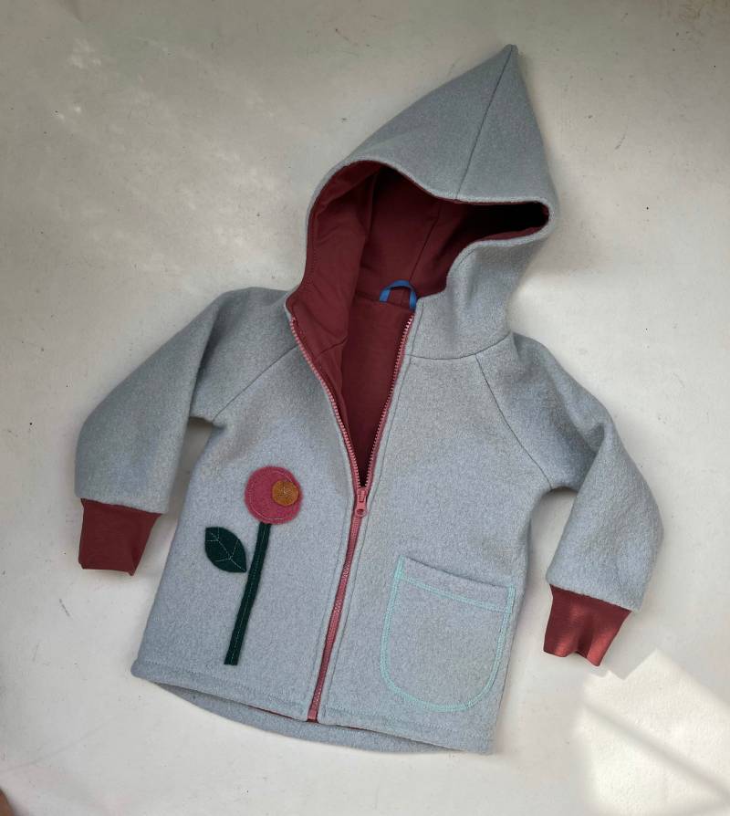 Jacke Aus Walk Für Kinder Mint von Lisbeth2015