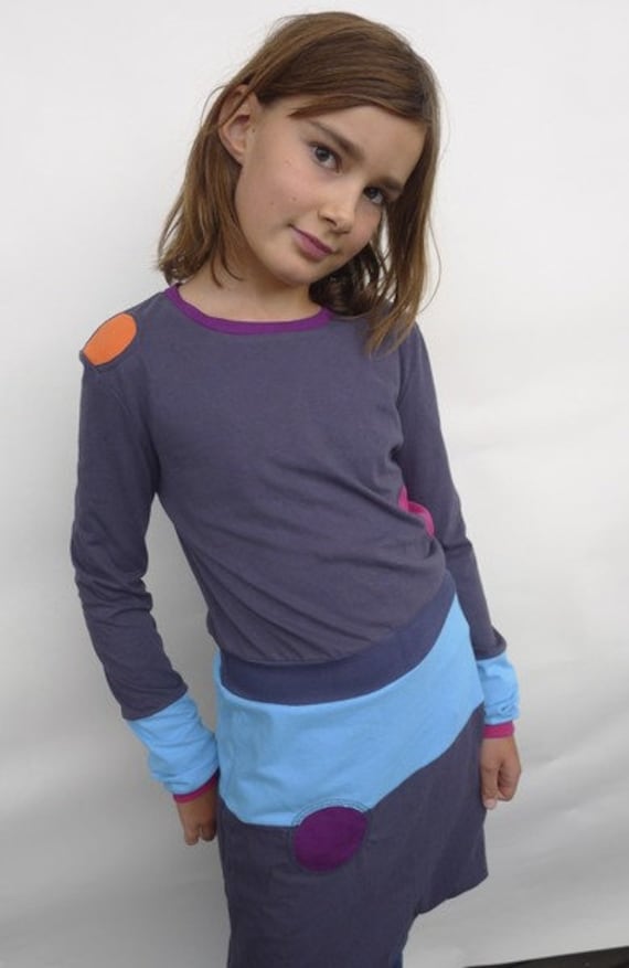 Langärmliges Kleid Caro Mit Ballonrock Für Mädchen von Lisbeth2015