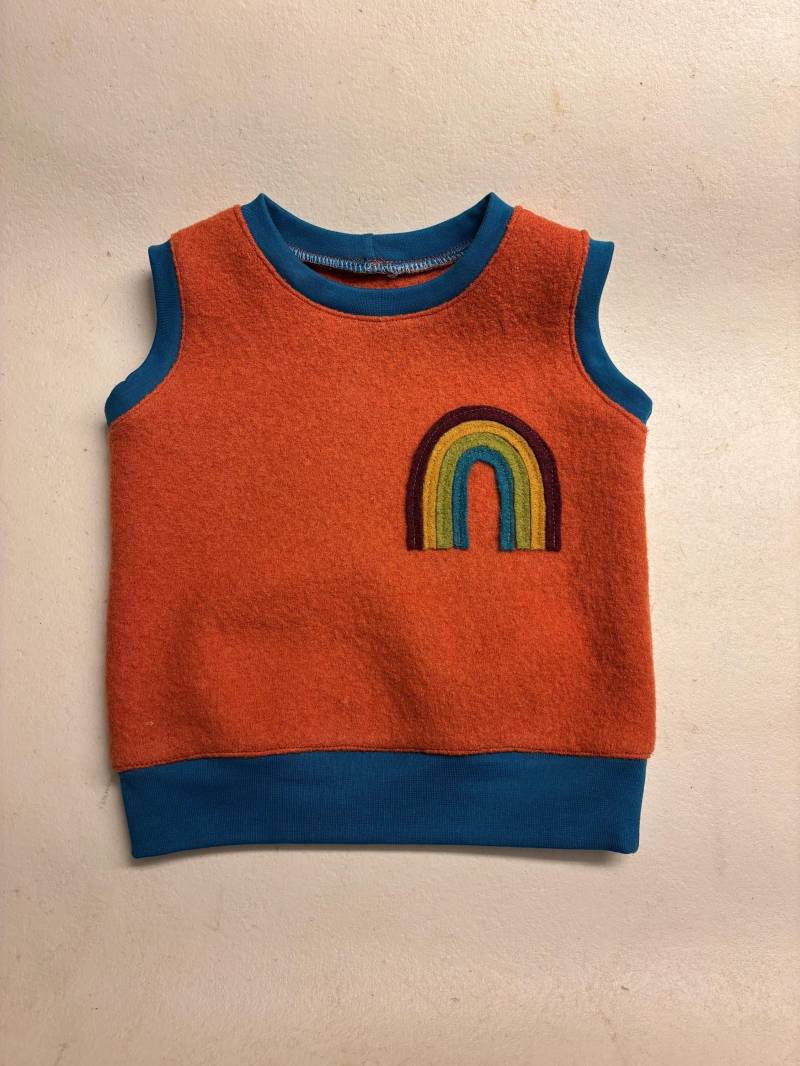 Weste, Pullunder Aus Walk Für Kinder Regenbogen von Lisbeth2015