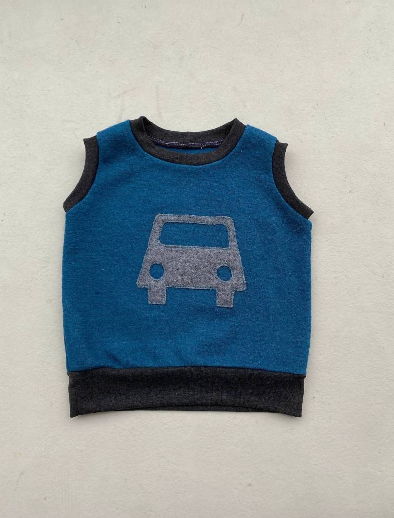 Weste, Pullunder Aus Walk Gr. 98 Sofort Für Kinder Auto von Lisbeth2015