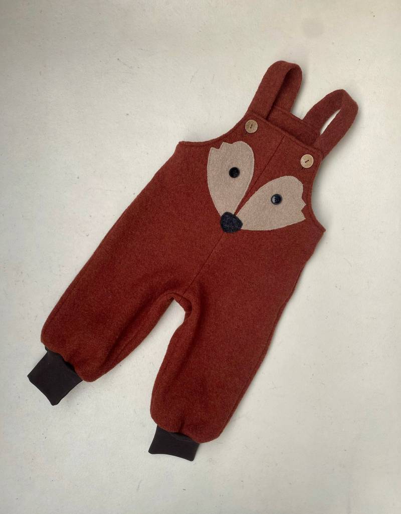 Wollwalk-Latz - Hose Für Kinder Fuchs von Lisbeth2015
