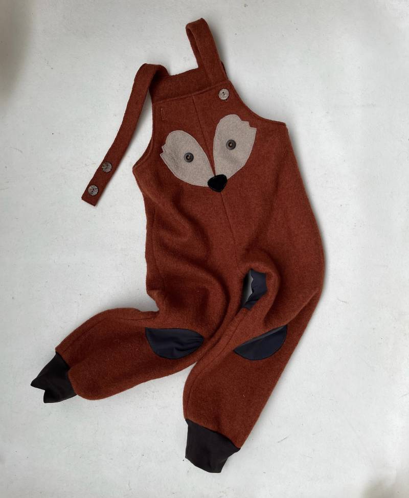 Wollwalk-Latz - Hose Für Kinder Fuchs von Lisbeth2015