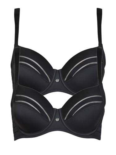 Lisca 2er Pack Bügel BH Alegra 020147 Gr. 85C in Black Lisca 2er Pack Bügel BH Alegra 020147 Gr. 85C in Black von Lisca