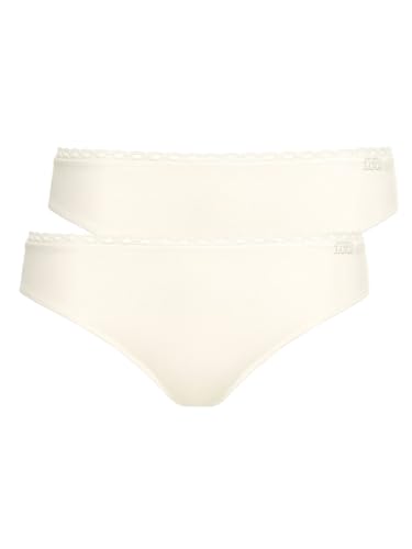 Lisca 2er Pack Damen Slip INES 022254 Gr. 40 in Cream von Lisca