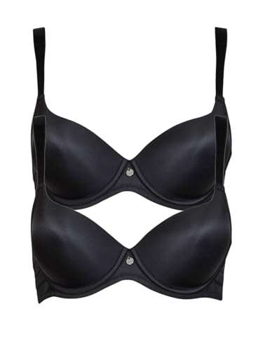 Lisca 2er Pack Schalen BH Alegra 020265 Gr. 85E in Black von Lisca