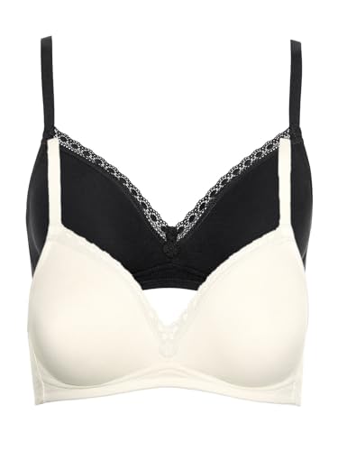 Lisca 2er Pack Soft BH INES 020282 Gr. 80B in Black-Cream Lisca 2er Pack Soft BH INES 020282 Gr. 80B in Black-Cream von Lisca
