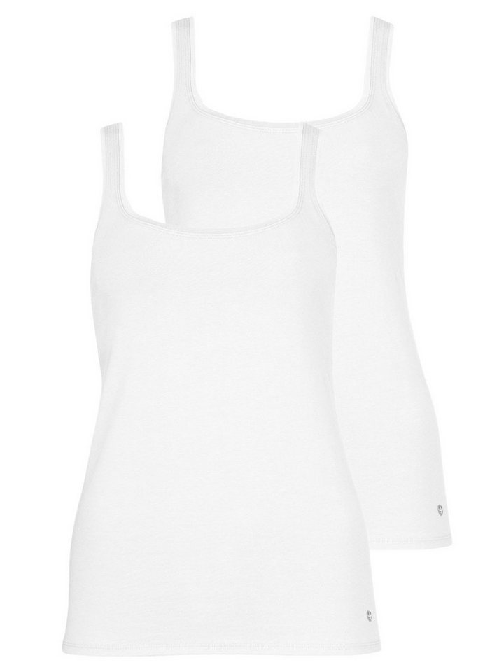 Lisca Achselhemd 2er Pack Damen Achseltop Happyday (Spar-Set, 2-St) - von Lisca