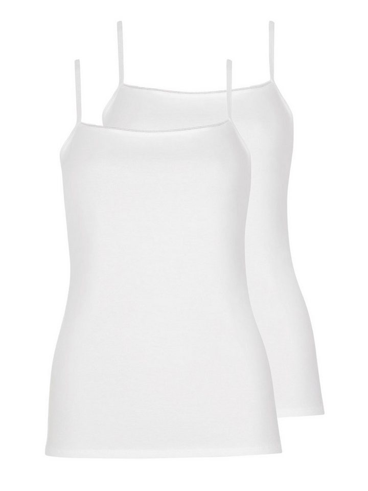 Lisca Achseltop 2er Pack Damen Trägerhemd Emma (Spar-Set, 2-St) Materialmix von Lisca