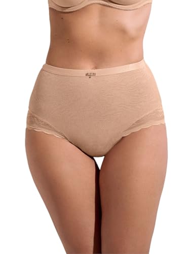 Lisca Hoher Slip Größe 44, Farbe Süße Mandel von Lisca