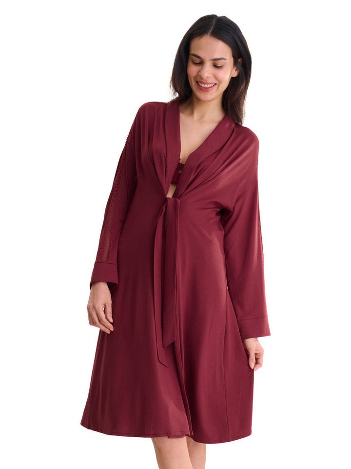 Lisca Morgenmantel Damen Morgenmantel, 100 cm Adventure, Modal von Lisca