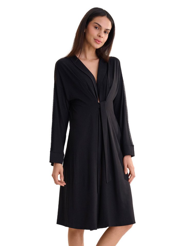 Lisca Morgenmantel Damen Morgenmantel, 100 cm Adventure, Modal von Lisca