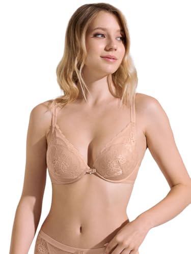 Lisca Push-Up-BH Größe 80B, Farbe Süße Mandel von Lisca