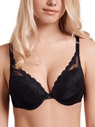 Lisca Push-Up-BH Größe 90A, Farbe Schwarz von Lisca