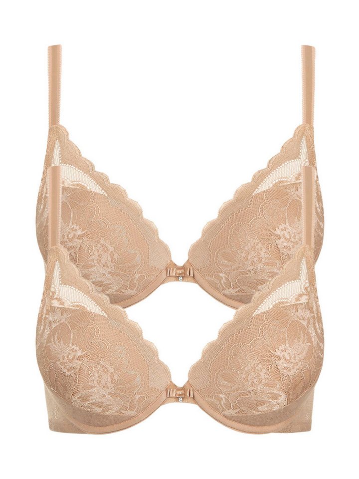 Lisca Push-up-BH 2er Pack Push up BH Evelyn (Spar-Set, 2-tlg) Push up Effekt von Lisca