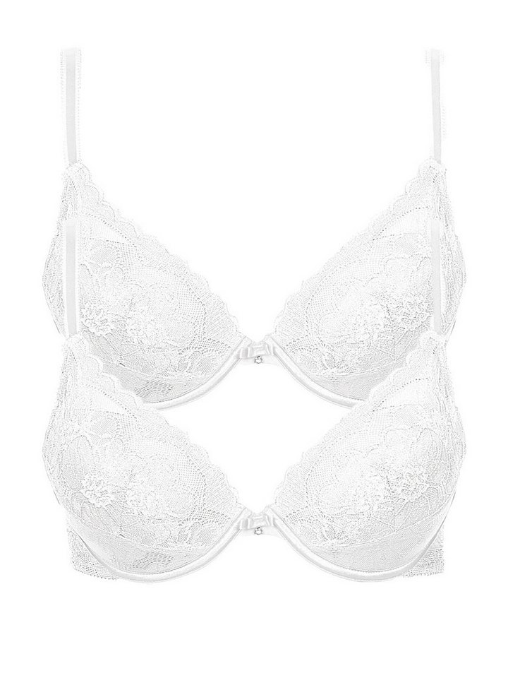 Lisca Push-up-BH 2er Pack Push up BH Evelyn (Spar-Set, 2-tlg) Push up Effekt von Lisca