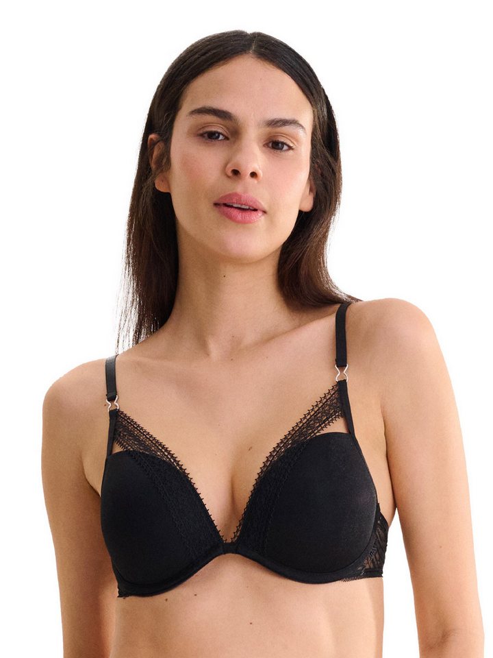 Lisca Push-up-BH Push up BH Adventure (Stück, 1-tlg) Push up Effekt, Uni, Materialmix von Lisca