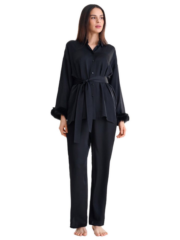 Lisca Pyjama Damen Pyjama Set, langarm, lange Hose Passion (Stück, 1 tlg) von Lisca