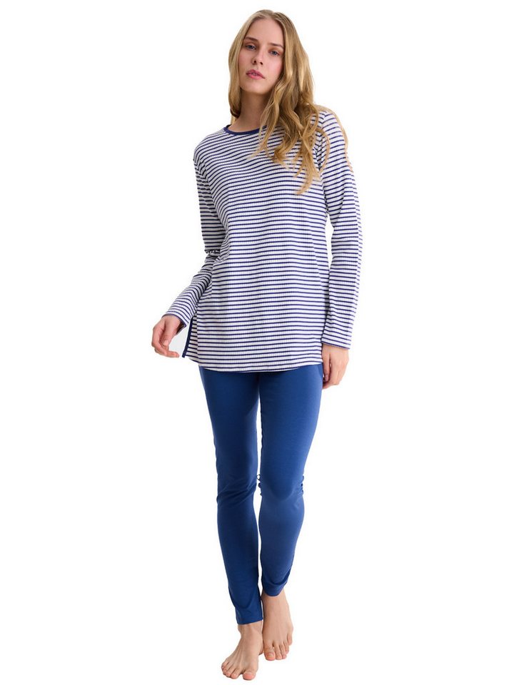 Lisca Pyjama Damen Pyjama Set mit Leggings, Shirt langarm Infin (Stück, 1 tlg) von Lisca