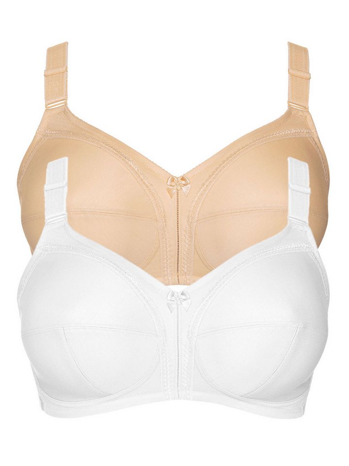 Lisca Schalen-BH 2er Pack BH ohne Bügel Mirelas (Spar-Set, 2-tlg) Unterbrustband von Lisca