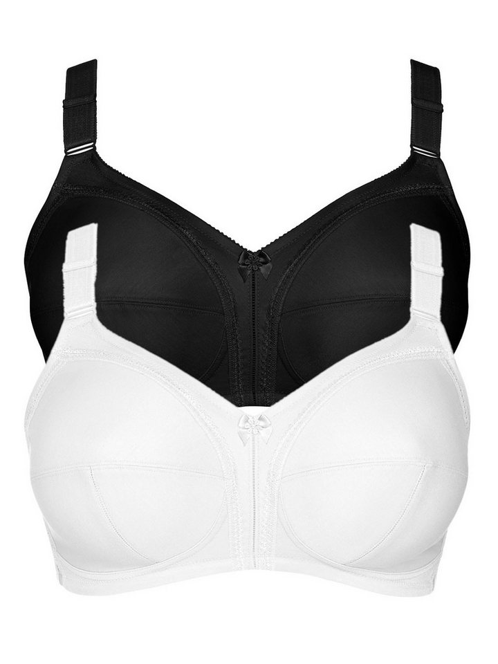 Lisca Schalen-BH 2er Pack BH ohne Bügel Mirelas (Spar-Set, 2-tlg) Unterbrustband von Lisca