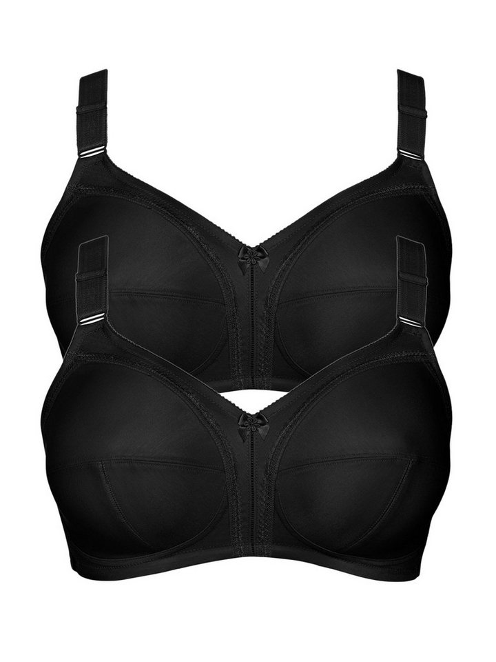 Lisca Schalen-BH 2er Pack BH ohne Bügel Mirelas (Spar-Set, 2-tlg) Unterbrustband von Lisca