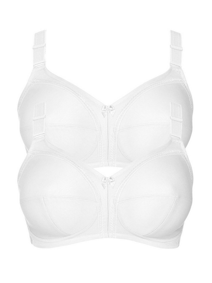 Lisca Schalen-BH 2er Pack BH ohne Bügel Mirelas (Spar-Set, 2-tlg) Unterbrustband von Lisca