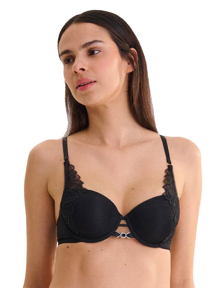 Lisca Schalen-BH Schalen BH mit Bügel Adventure (Stück, 1-tlg) Schalen Cups, Uni, Materialmix von Lisca