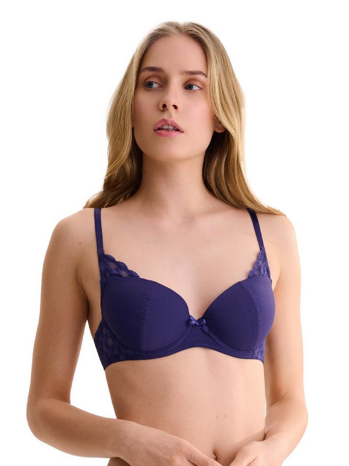 Lisca Schalen-BH Schalen BH mit Bügel Infinity (Stück, 1-tlg) Schalen Cups, Uni, Materialmix von Lisca