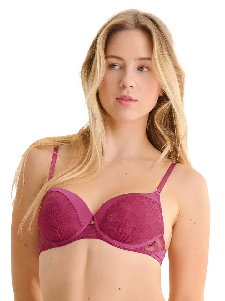 Lisca Schalen-BH Schalen BH mit Bügel Robin (Stück, 1-tlg) Schalen Cups, Floral, Spitze von Lisca