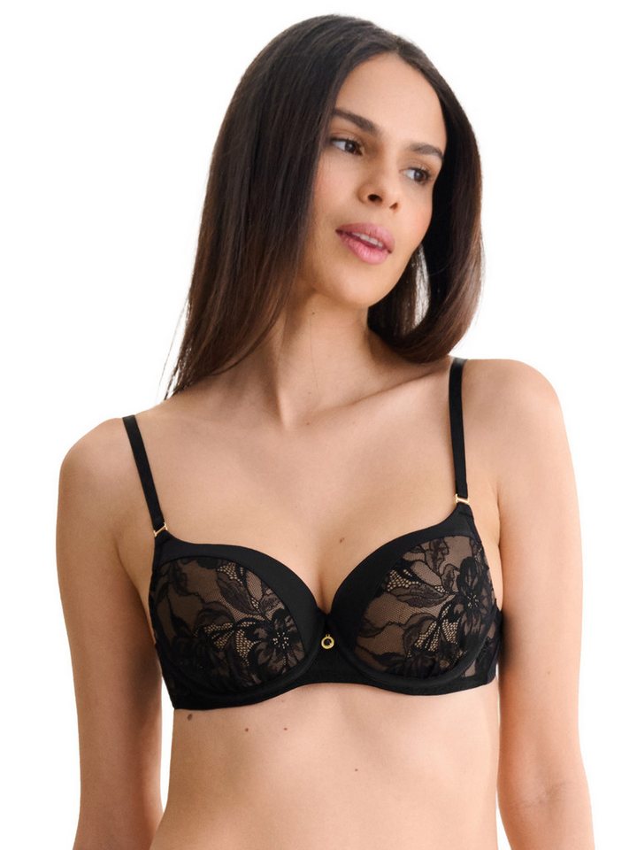 Lisca Schalen-BH Schalen BH mit Bügel Robin (Stück, 1-tlg) Schalen Cups, Floral, Spitze von Lisca