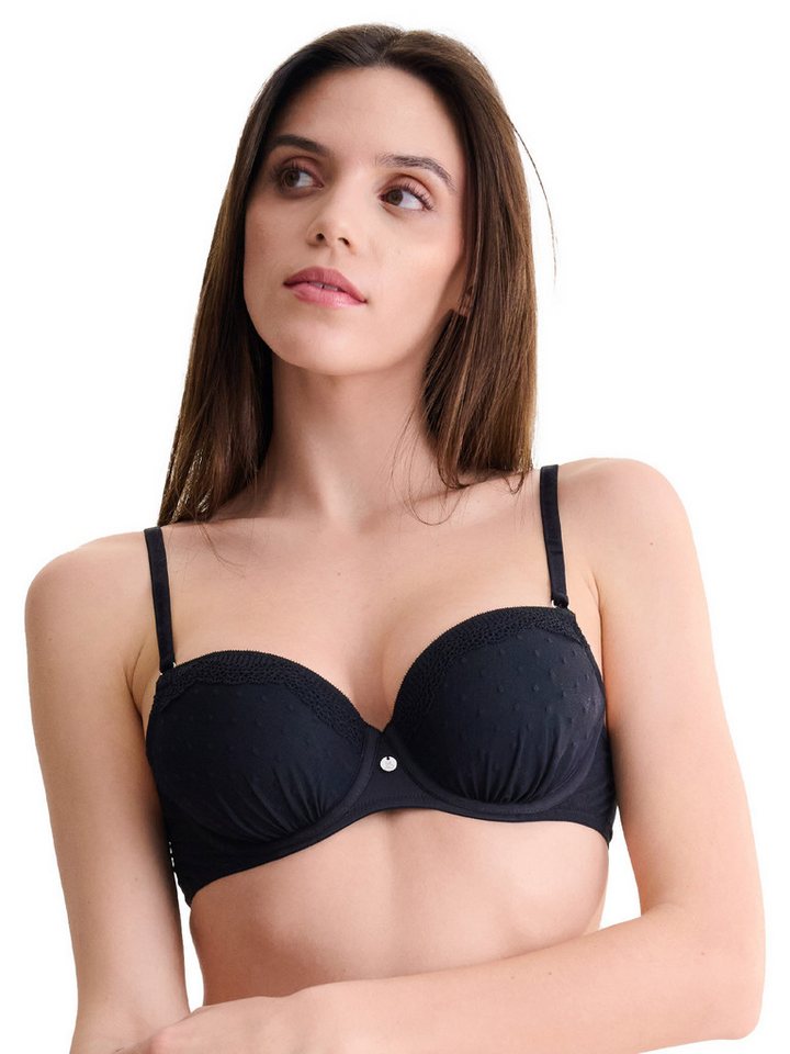 Lisca Schalen-BH Schalen BH mit Bügel Ronia (Stück, 1-tlg) Schalen Cups, Uni, Tüll von Lisca