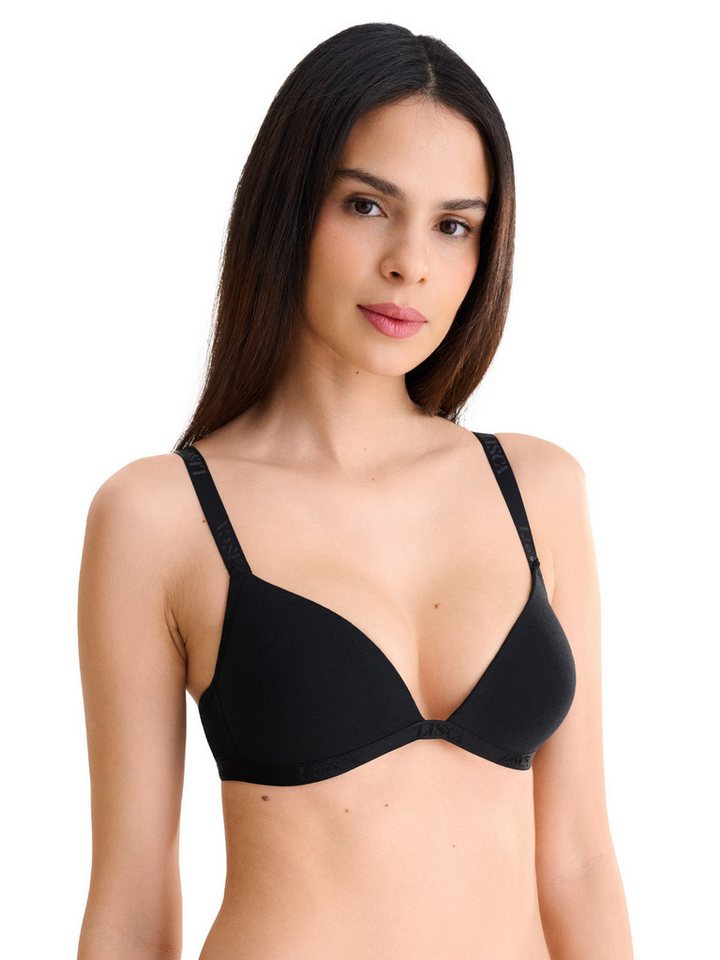 Lisca Schalen-BH Triangel Schalen BH ohne Bügel Fusion (Stück, 1-tlg) Schalen Cups, Uni, Materialmix von Lisca