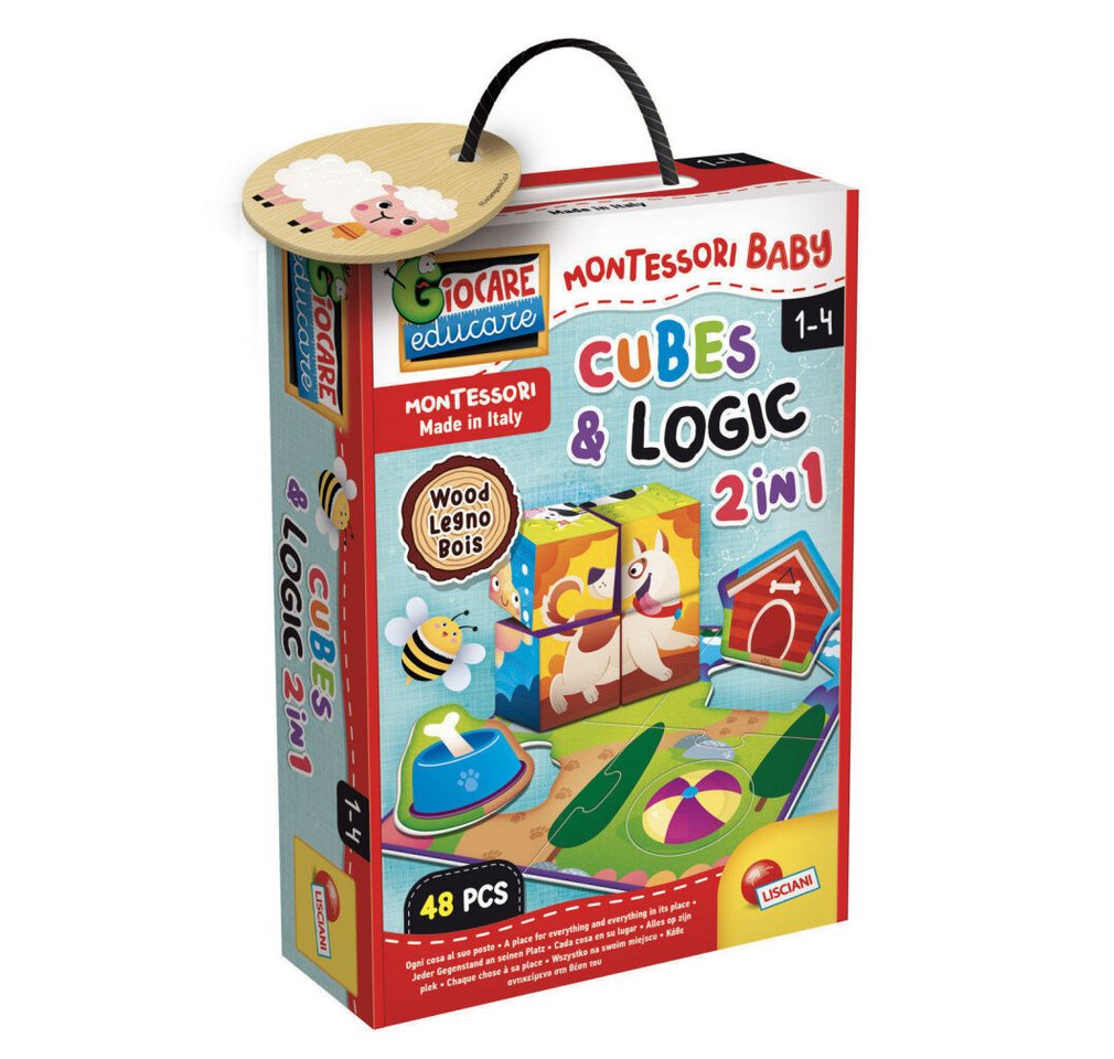 Lisciani Lippenpflegemittel Montessori Baby - Cubes & Logic Lisciani Lippenpflegemittel Montessori Baby - Cubes & Logic von Lisciani