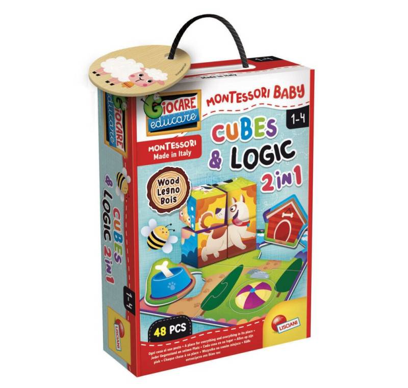 Lisciani Lippenpflegemittel Montessori Baby - Cubes & Logic Lisciani Lippenpflegemittel Montessori Baby - Cubes & Logic von Lisciani