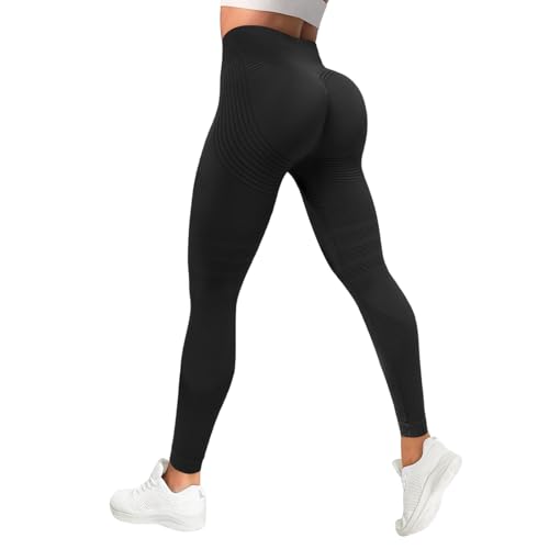 Lishang Leggings Po Push Up Scrunch Butt Leggings High Waist Sport Leggins für Damen Blickdichte Sportleggings Damen Lang Reinschwarz S Lishang Leggings Po Push Up Scrunch Butt Leggings High Waist Sport Leggins für Damen Blickdichte Sportleggings Damen Lang Reinschwarz S von Lishang